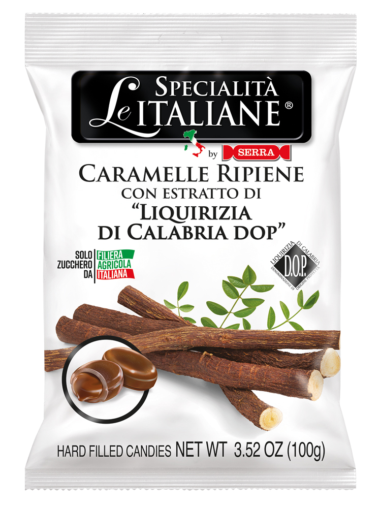 Candies with filling of Calabria Liquorice PDO